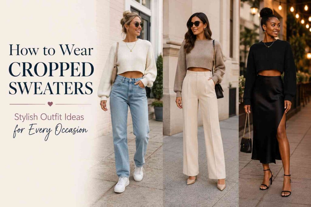 How to Wear Cropped Sweaters: Stylish Outfit Ideas for Every Occasion