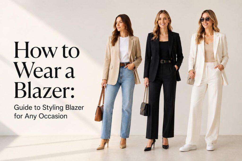 How to Wear a Blazer: Guide to Styling Blazer for Any Occasion