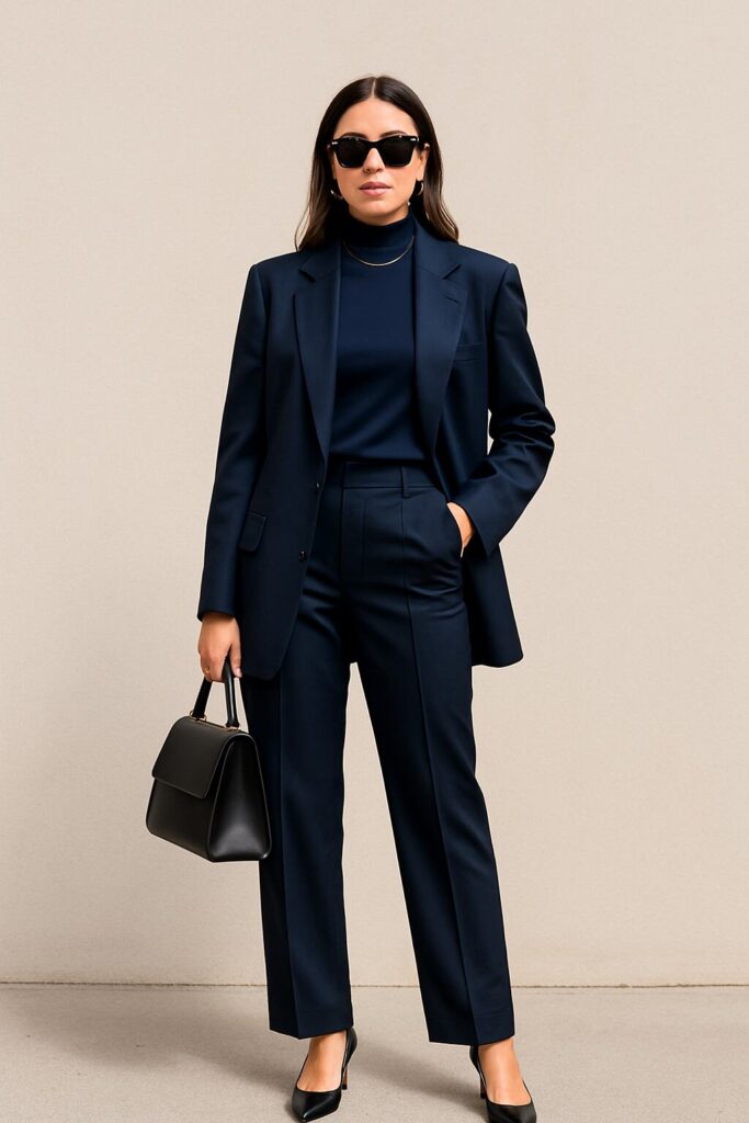 Outfit Idea Modern Power Dressing with oversized blazer