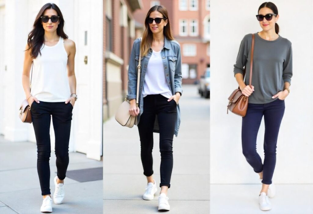 casual athleisure outfits
