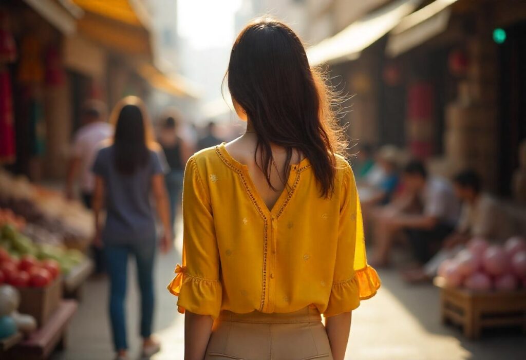 casual blouse designs