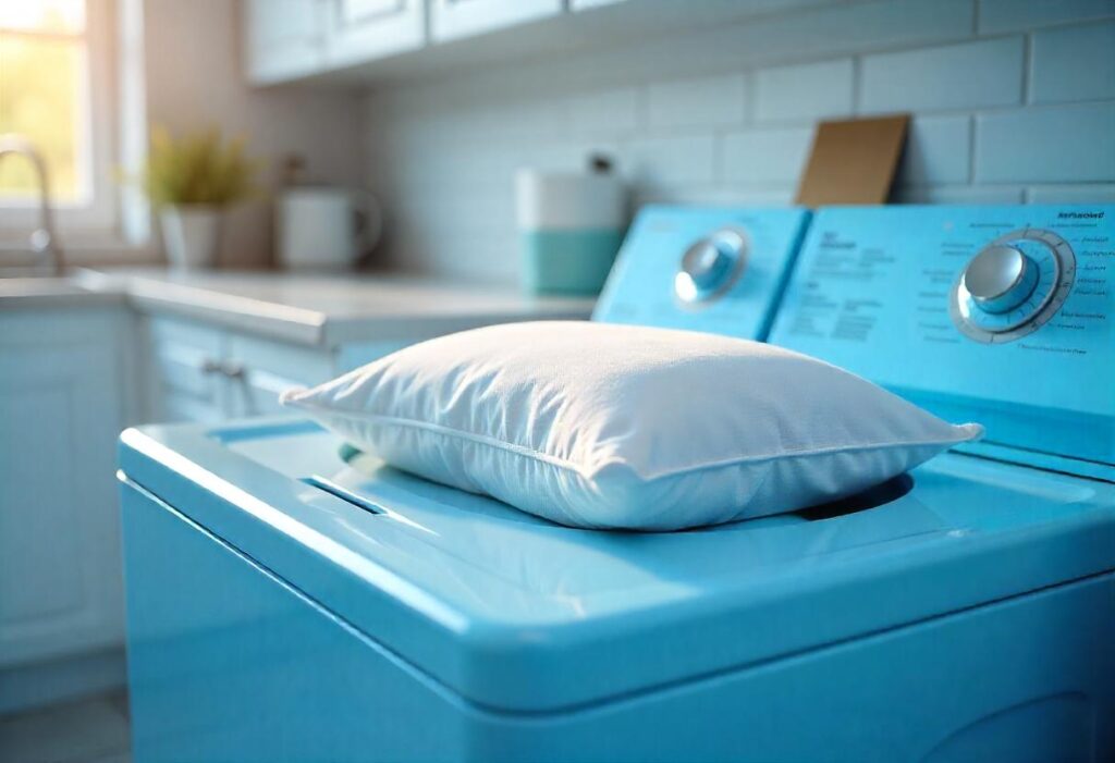 how to wash pillows in washing machine
