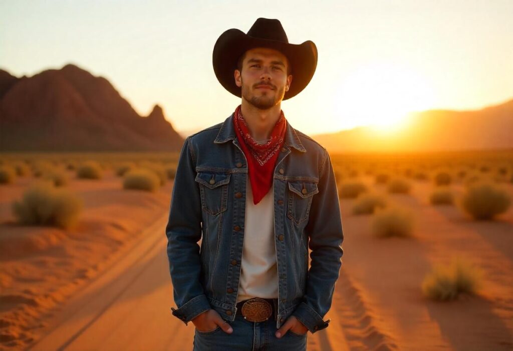 how to wear a cowboy hat