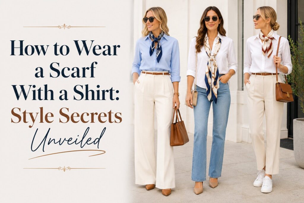 How to Wear a Scarf With a Shirt