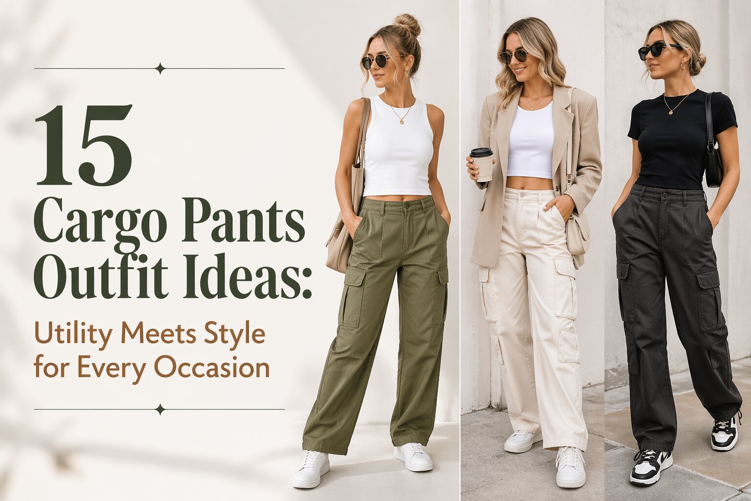 15 Cargo Pants Outfit Ideas: Utility Meets Style for Every Occasion