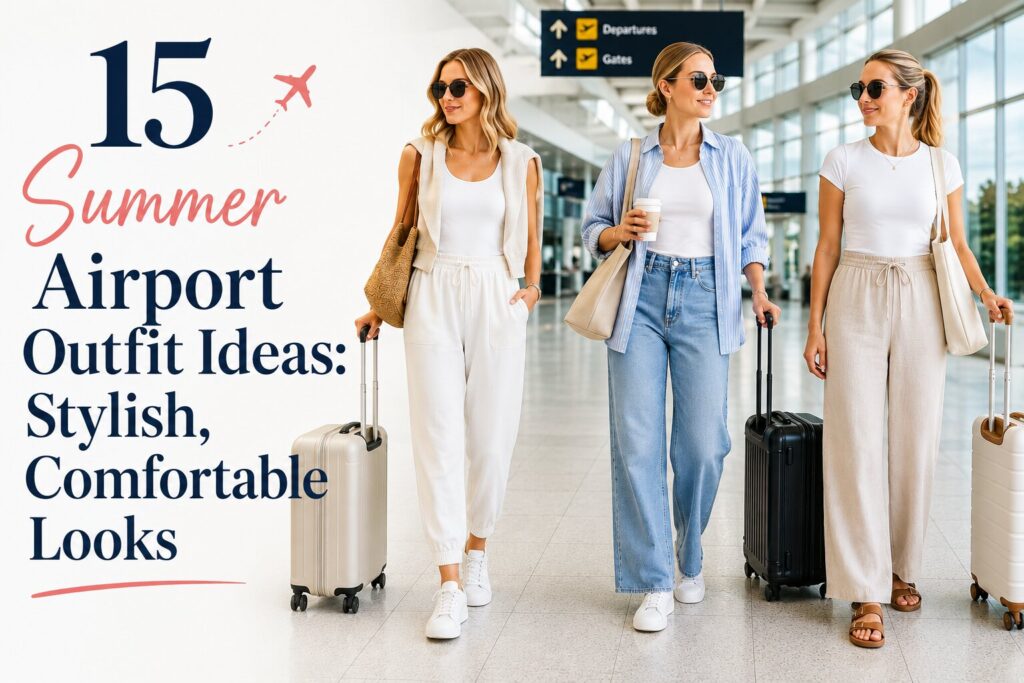 15 Summer Airport Outfit Ideas