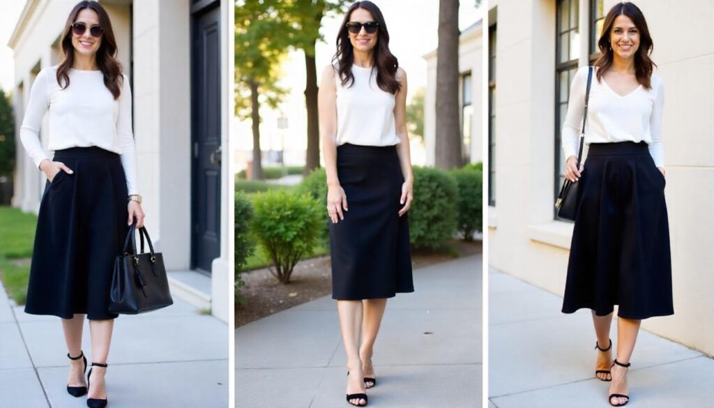 Black Skirt Outfit