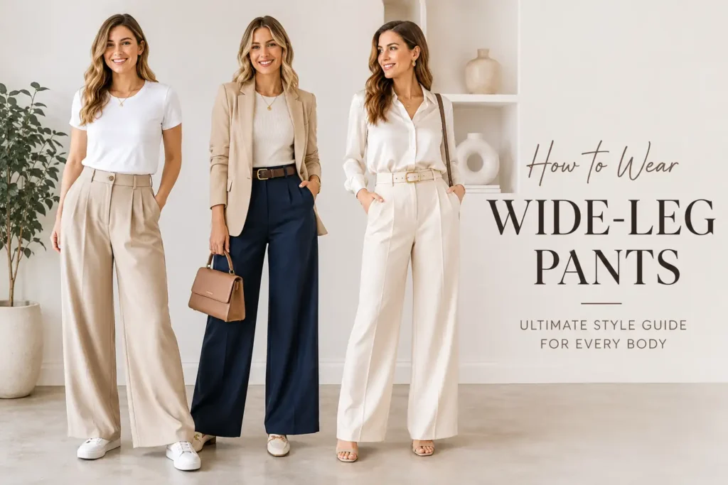 How to Wear Wide-Leg Pants