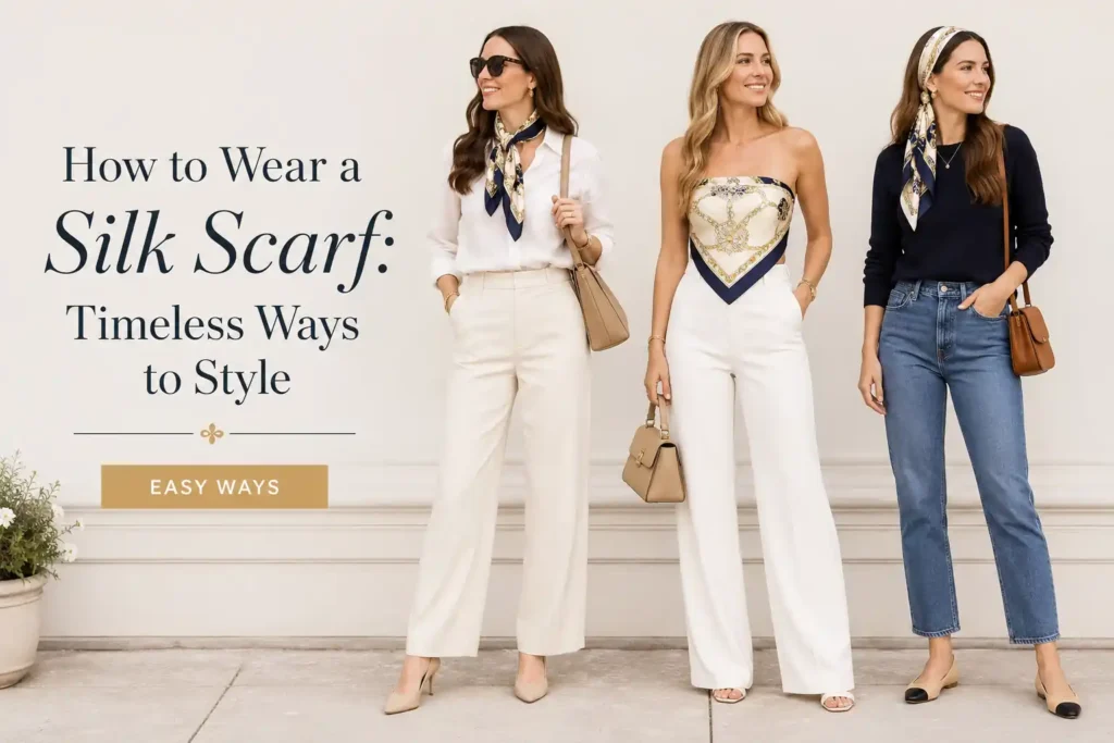 How to Wear a Silk Scarf