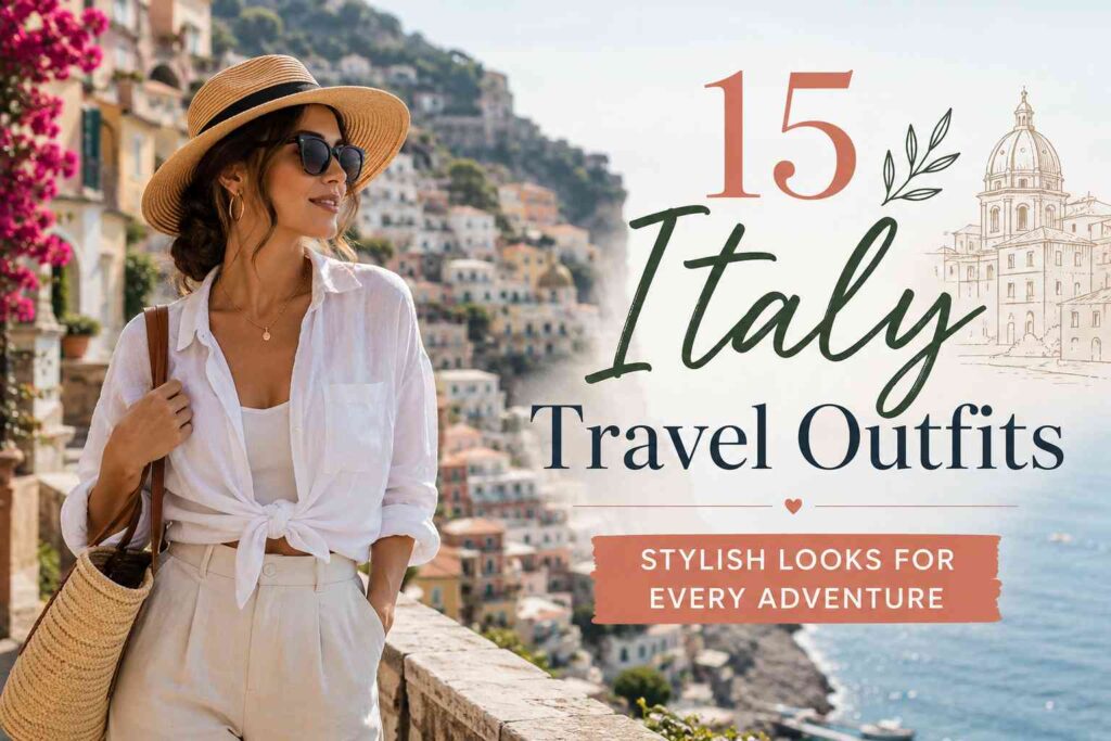 15 Italy Travel Outfits