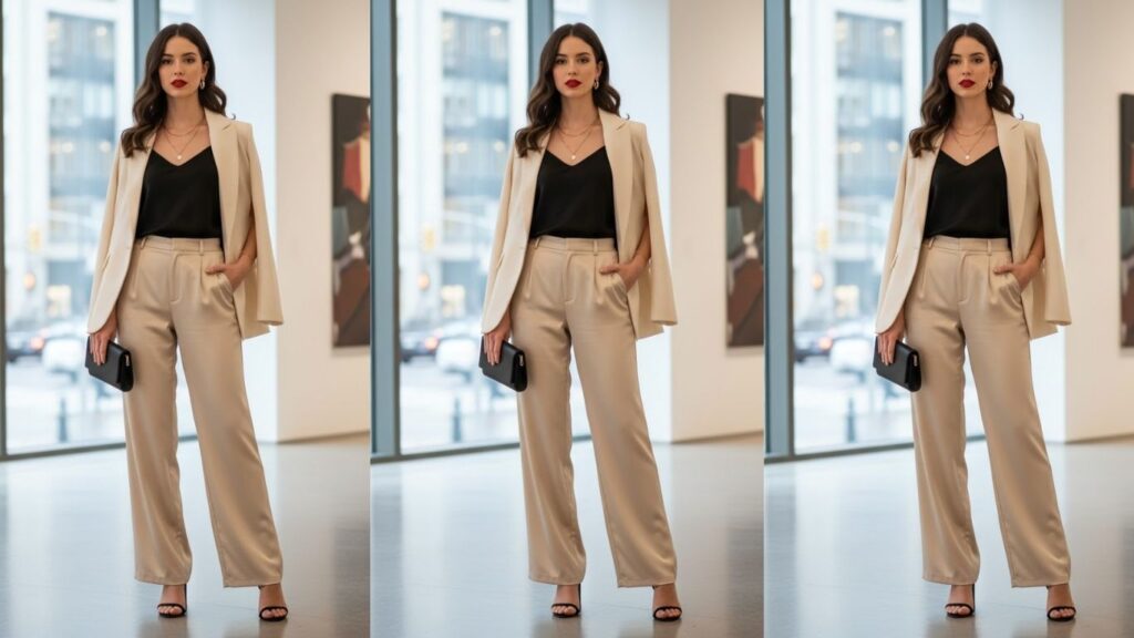 15 Satin Trousers Outfit