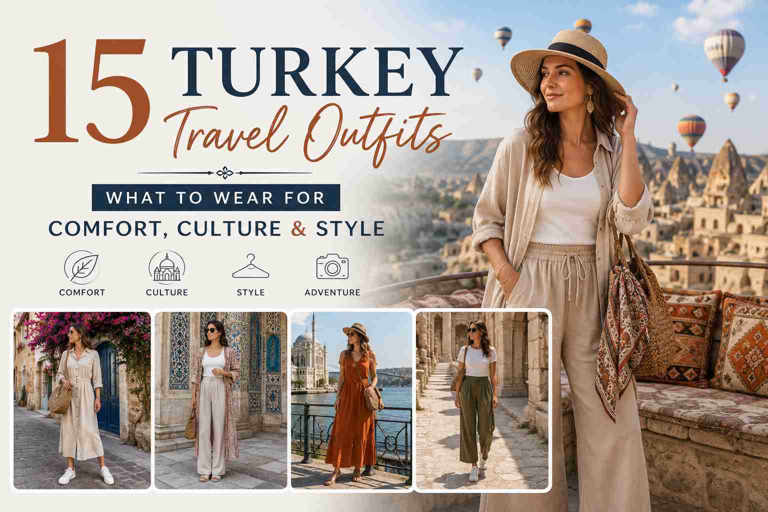 15 Turkey Travel Outfits: What to Wear for Comfort, Culture & Style
