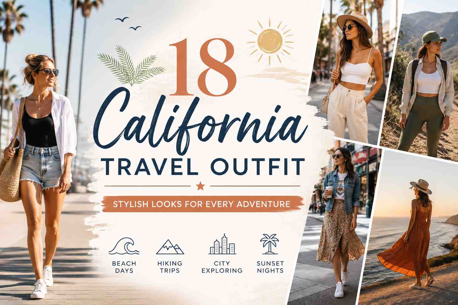 18 California Travel Outfits: Stylish Looks for Every Adventure