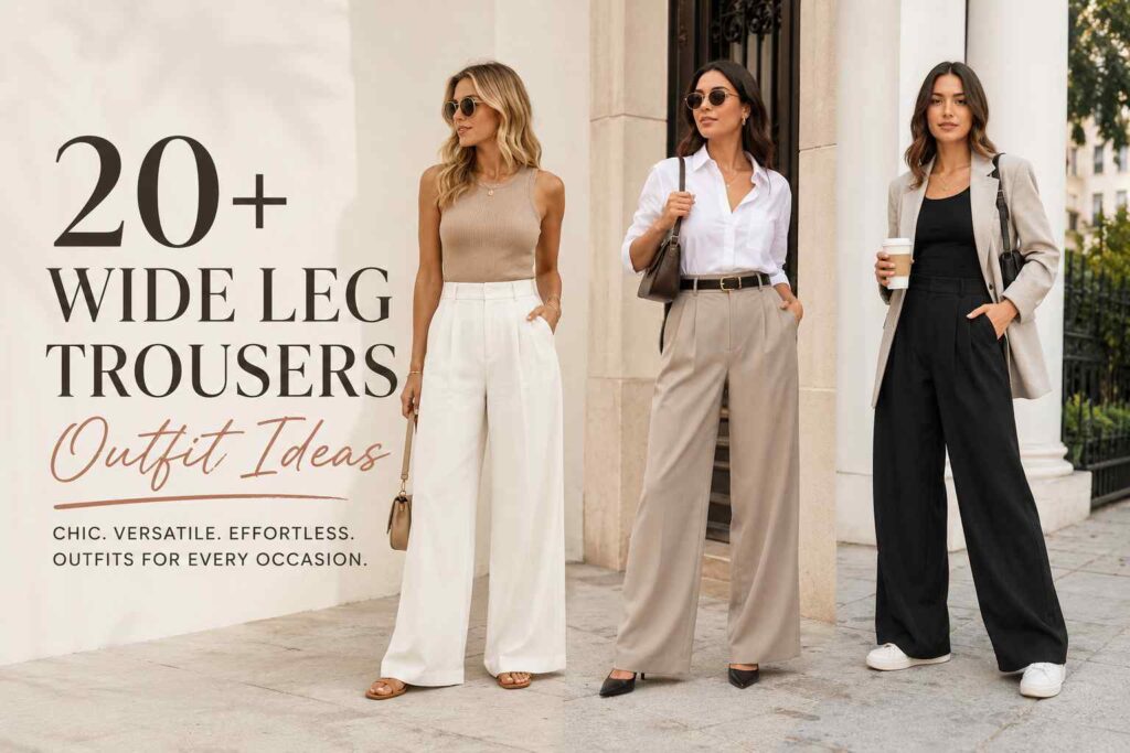 Wide Leg Trousers Outfits