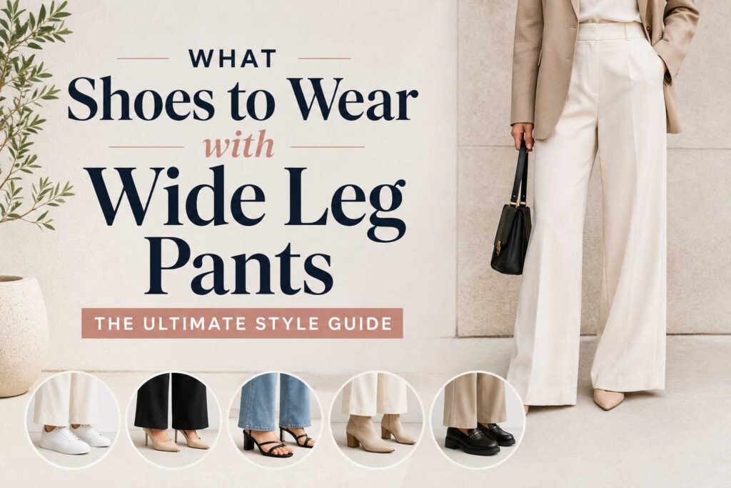 What Shoes to Wear with Wide Leg Pants