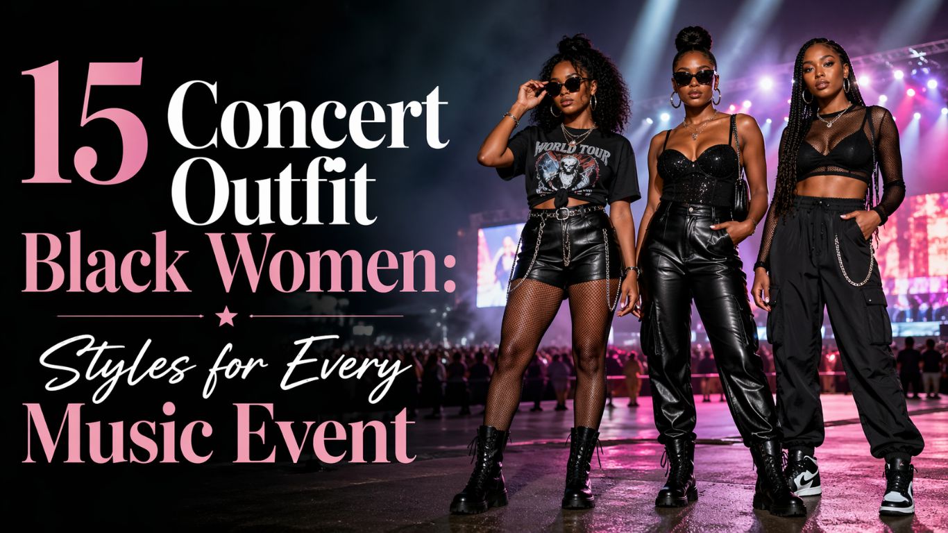 15 Concert Outfit Black Women: Styles for Every Music Event