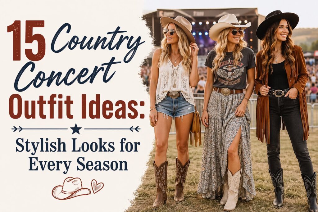 15 Country Concert Outfit Ideas