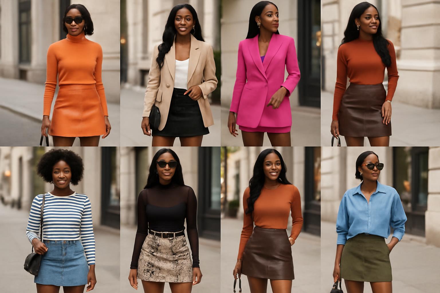50+ Mini Skirt Outfit Black Women