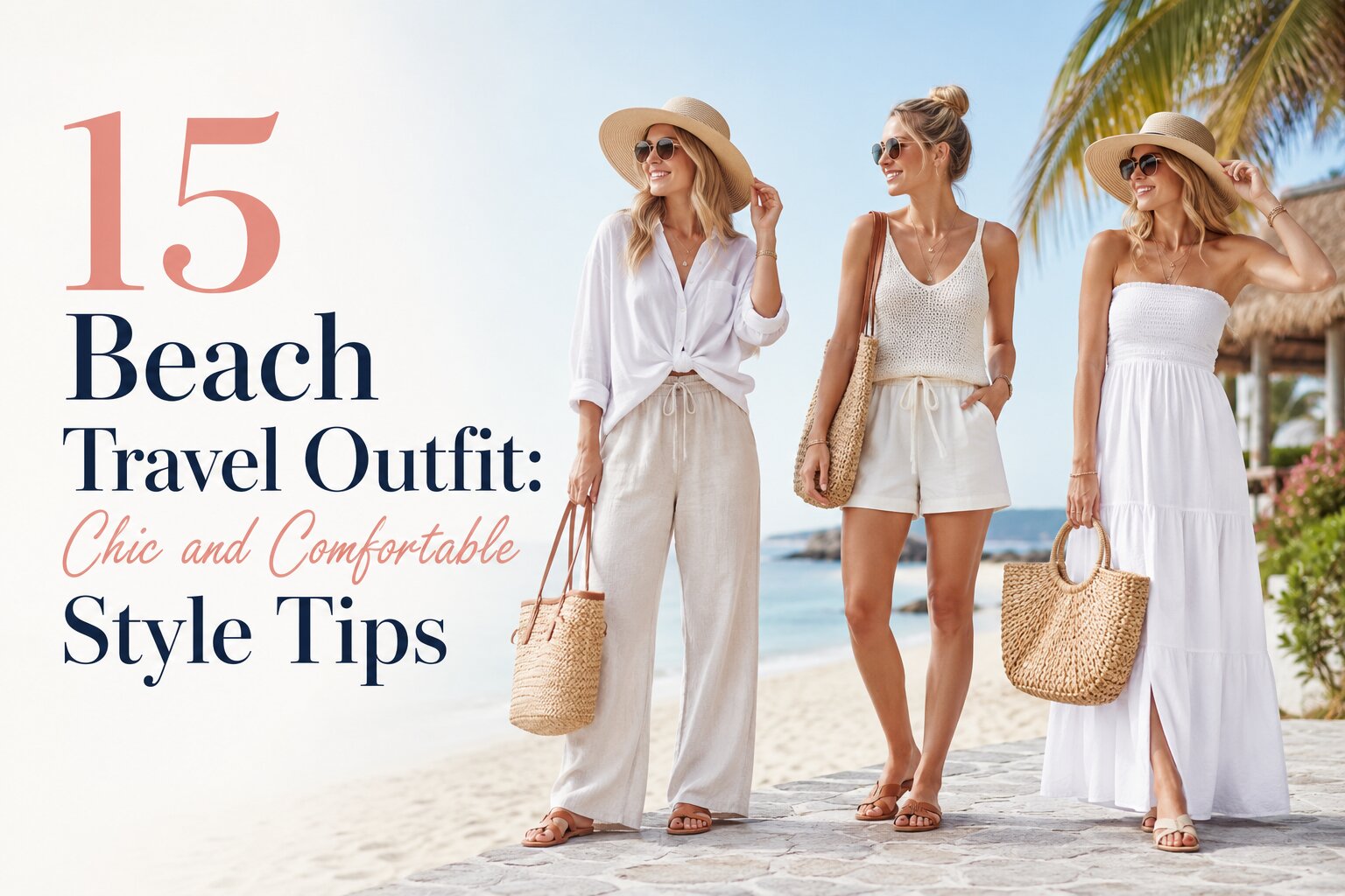 15 Beach Travel Outfit: Chic and Comfortable Style Tips