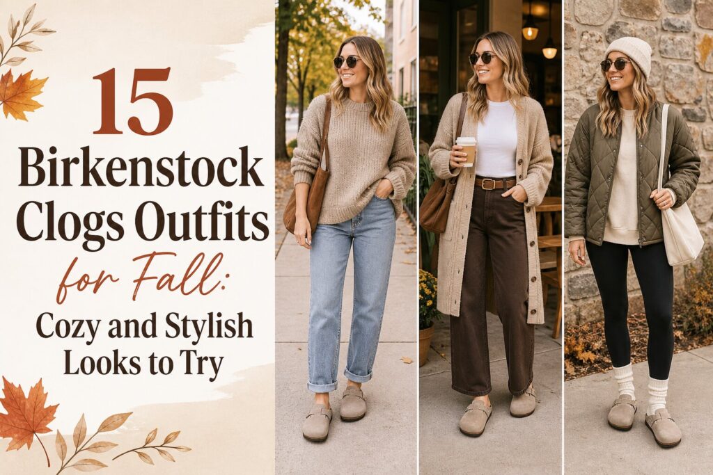 15 Birkenstock Clogs Outfits for Fall