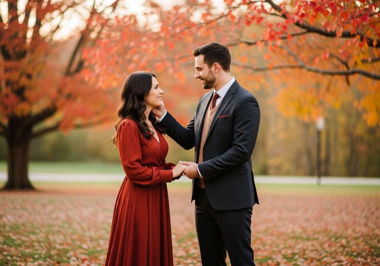 15 Fall Engagement Pictures Outfit Ideas: Romantic Styles for Every Couple