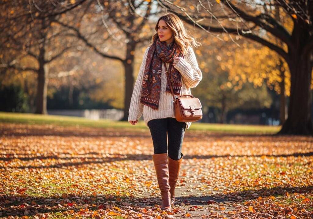 15 Fall Leggings Outfit Ideas