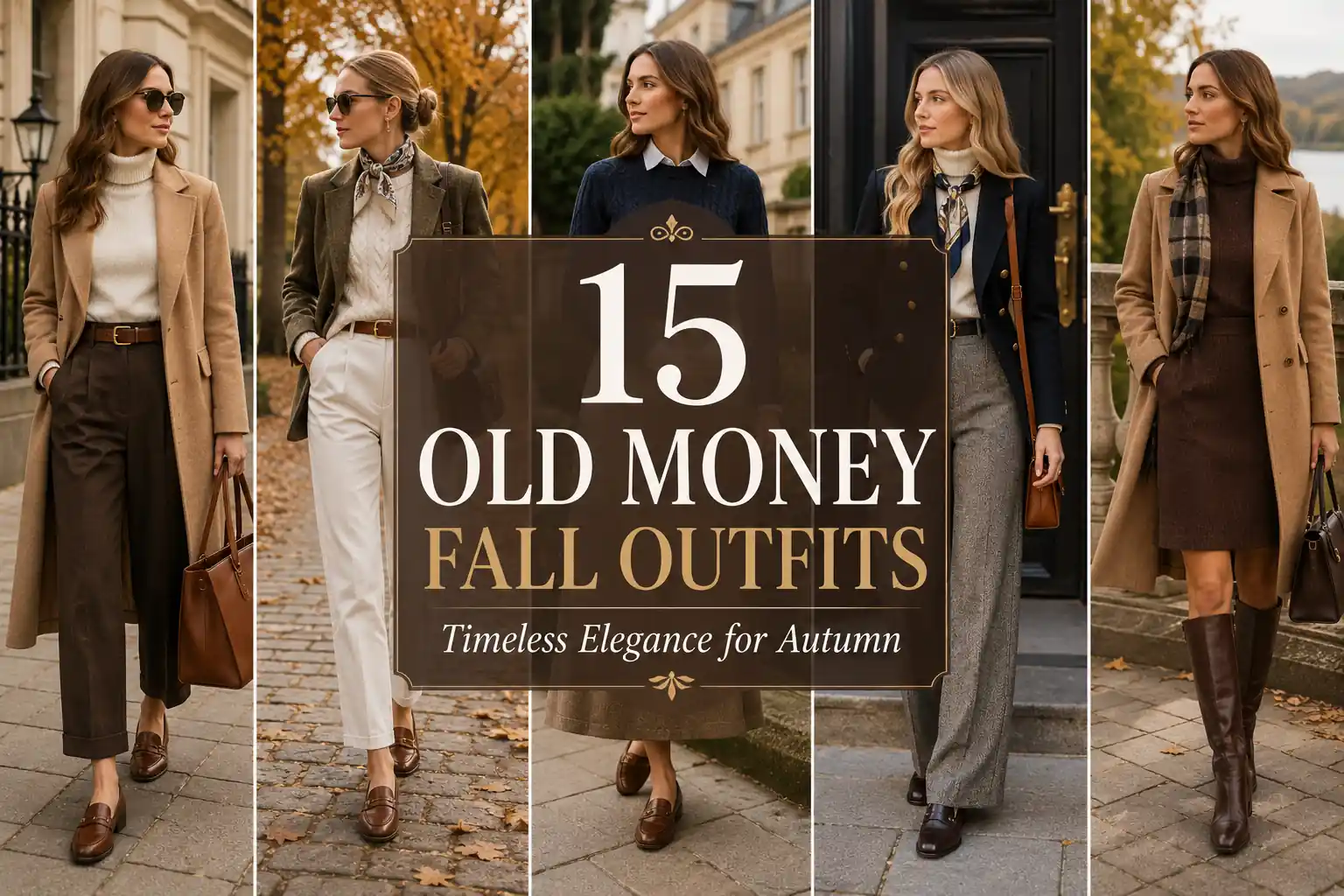 15 Old Money Fall Outfits: Timeless Elegance for Autumn
