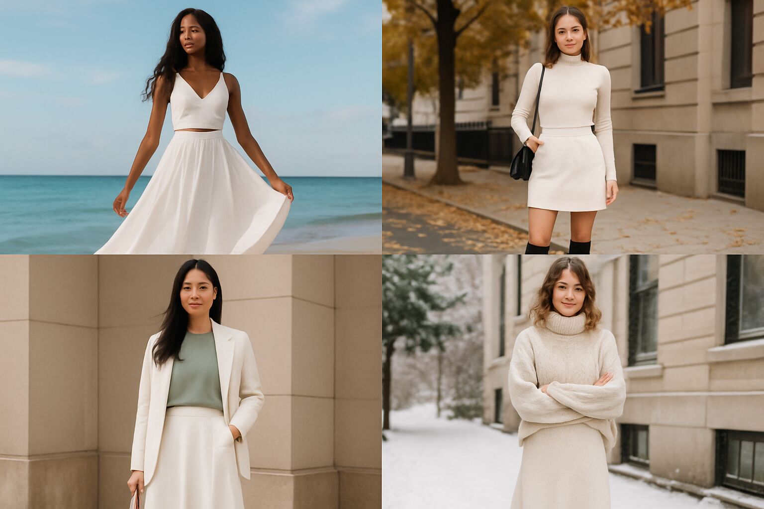 40+ White Skirt Outfit Ideas for Every Style and Season