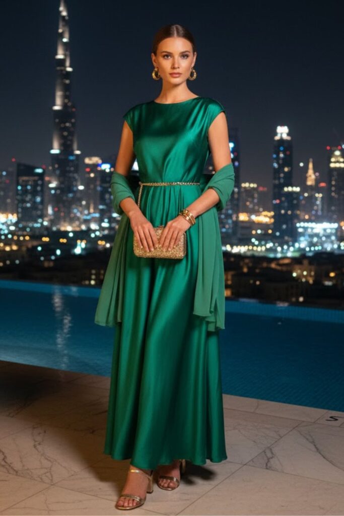 Chic Evening Dress for Fine Dining