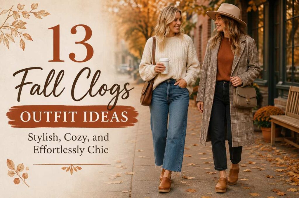 13 Fall Clogs Outfits