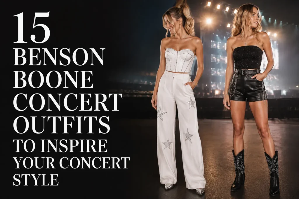 15 Benson Boone Concert Outfits to Inspire Your Concert Style