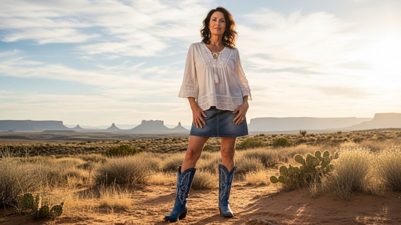 15 Blue Cowboy Boots Outfit Ideas for Bold and Stylish Looks