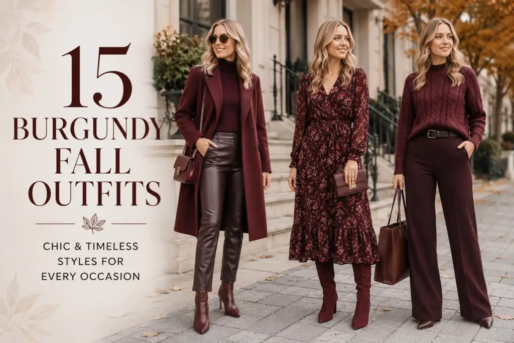 15 Burgundy Fall Outfits: Chic & Timeless Styles for Every Occasion