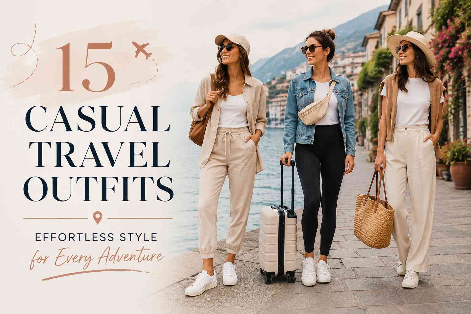 15 Casual Travel Outfits: Effortless Style for Every Adventure