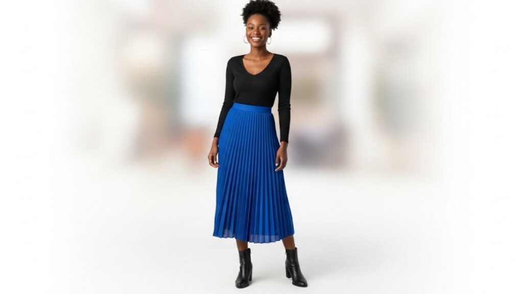 15 Chic Pleated Skirt Outfit Ideas for Black Women