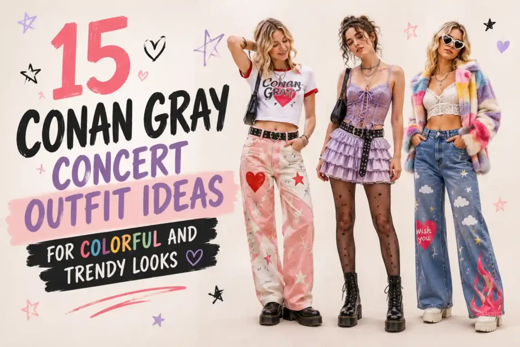 15 Conan Gray Concert Outfit Ideas for Colorful and Trendy Looks