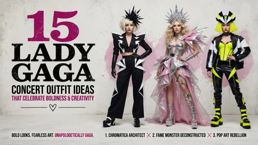 15 Lady Gaga Concert Outfit Ideas That Celebrate Boldness & Creativity