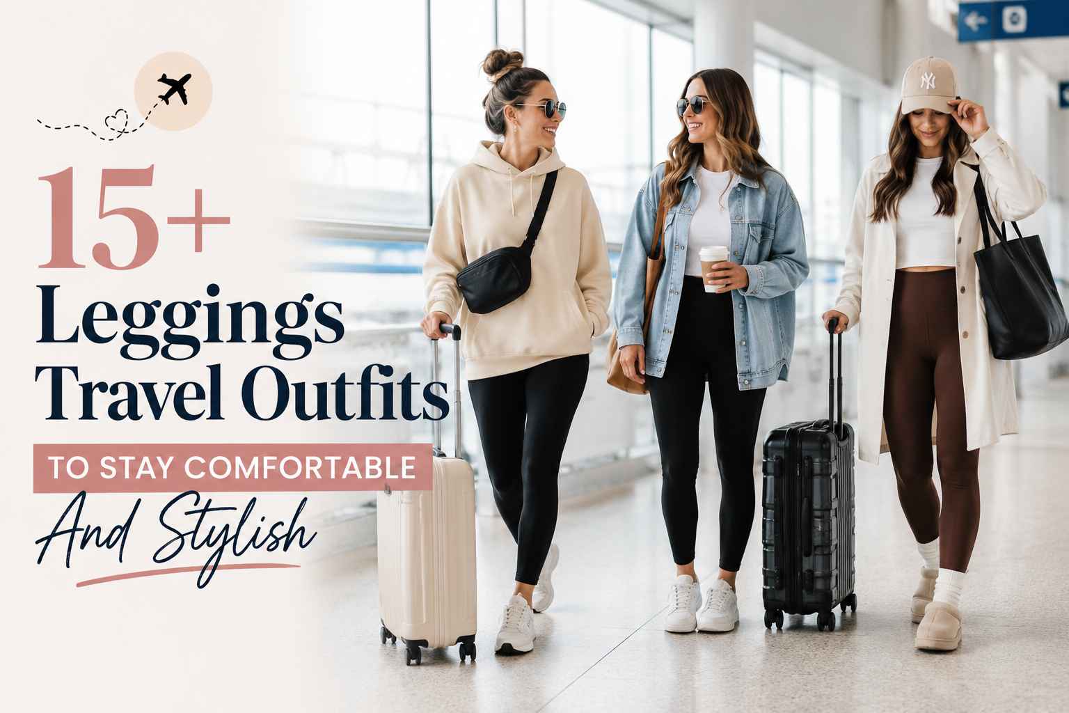 15+ Leggings Travel Outfits To Stay Comfortable And Stylish
