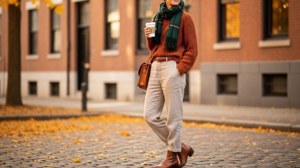 15+ Linen Pants Fall Outfit Ideas