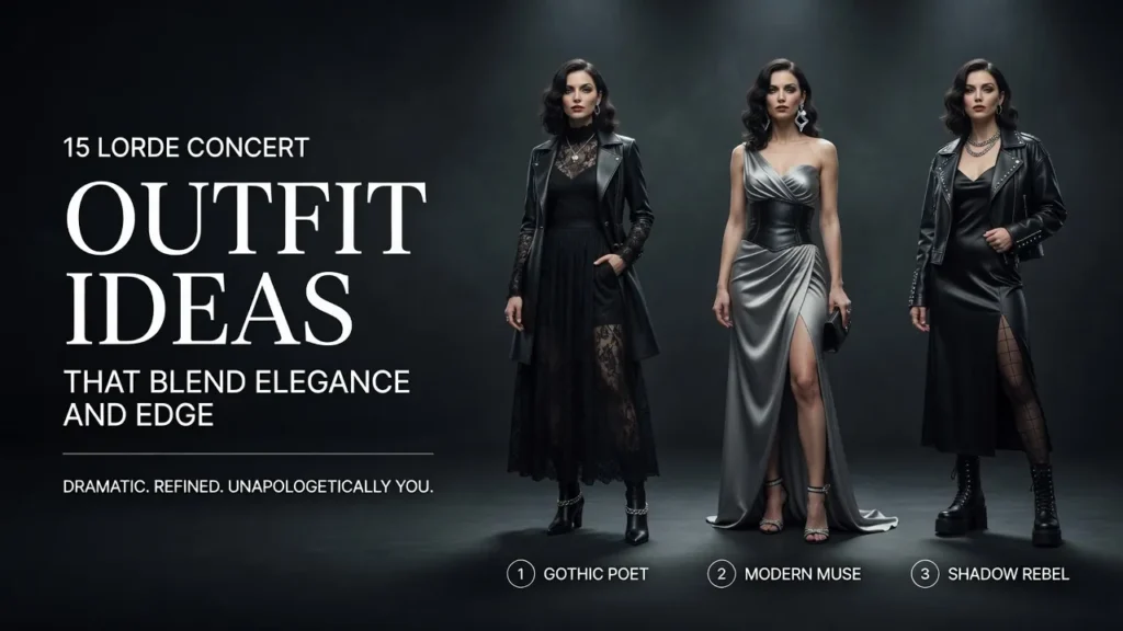 15 Lorde Concert Outfit Ideas That Blend Elegance and Edge