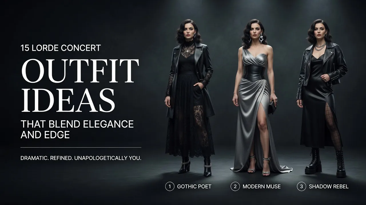 15 Lorde Concert Outfit Ideas That Blend Elegance and Edge