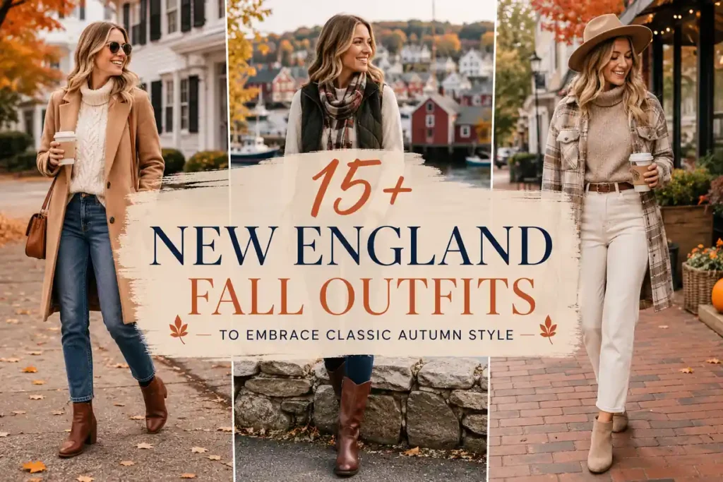 15+ New England Fall Outfits To Embrace Classic Autumn Style