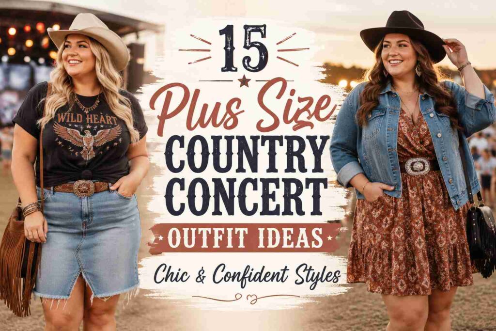 15 Plus Size Country Concert Outfit Ideas