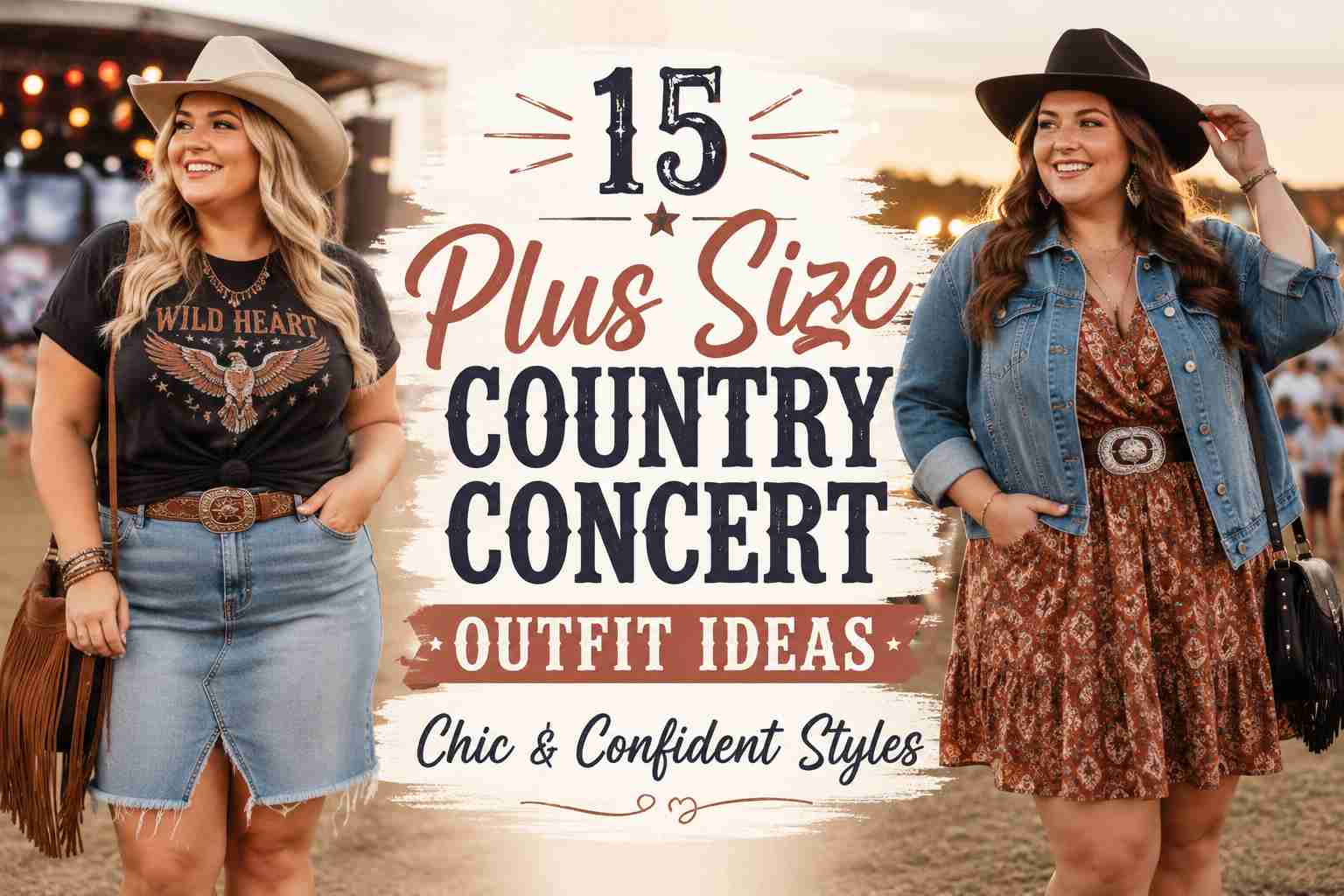 15 Plus Size Country Concert Outfit Ideas: Chic & Confident Styles