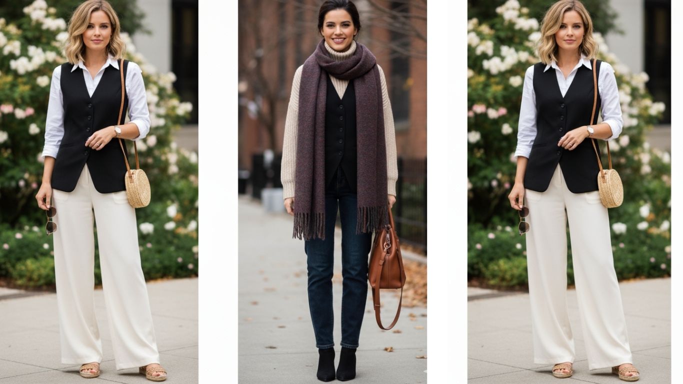 15 Stylish Black Waistcoat Outfit Ideas for Women to Elevate Every Season