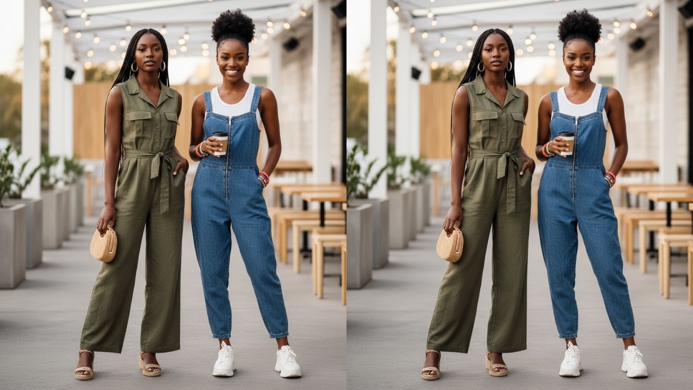 15 Stylish and Comfortable Jumpsuit Outfit Ideas for Black Women to Wear with Confidence