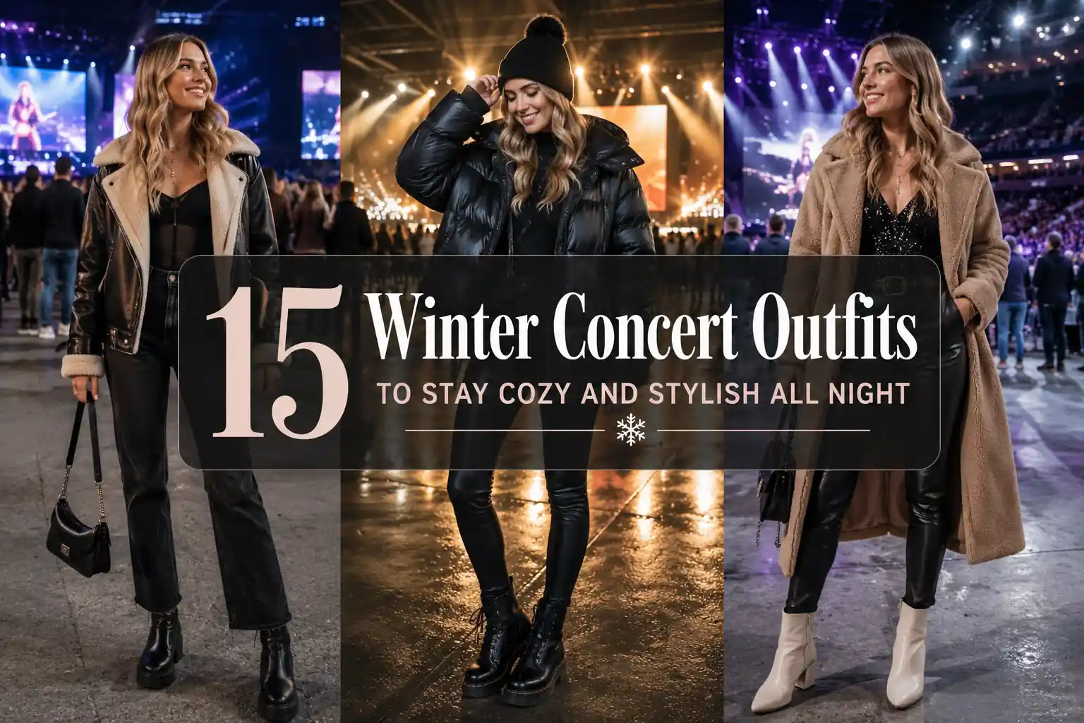 15 Winter Concert Outfits to Stay Cozy and Stylish All Night