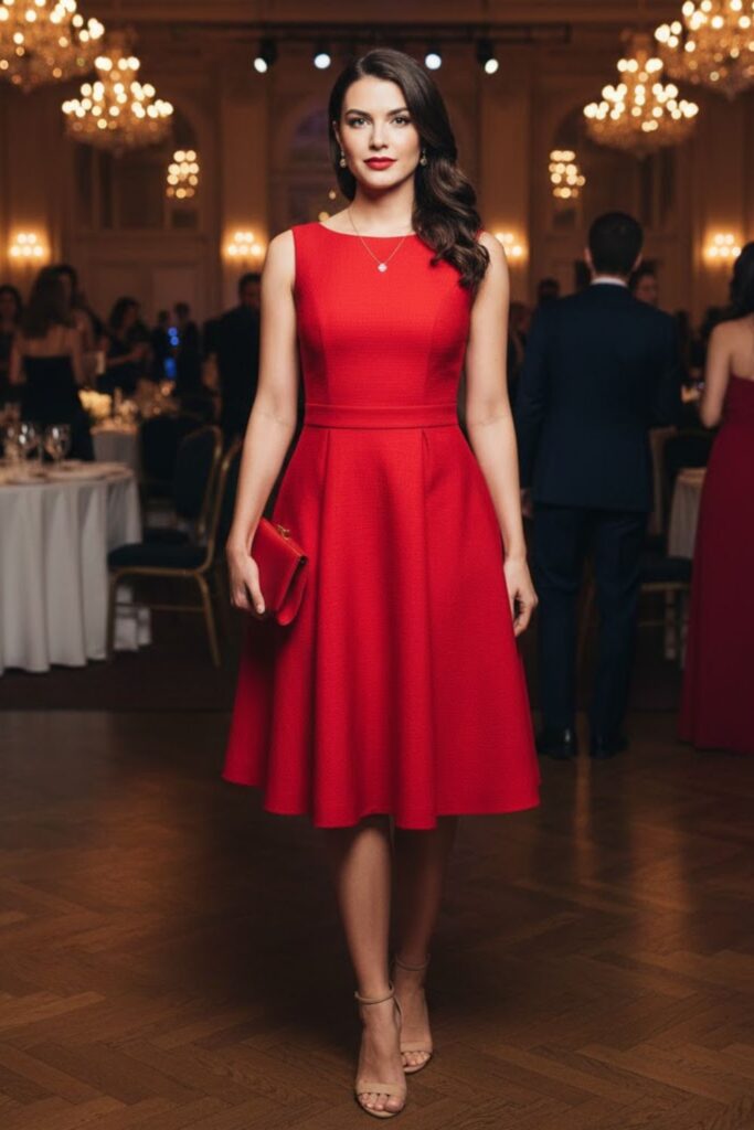 11. Bold Red Dress