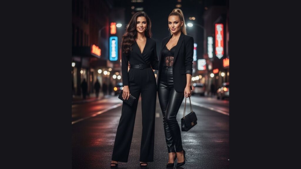 15 All Black Going Out Outfit Ideas