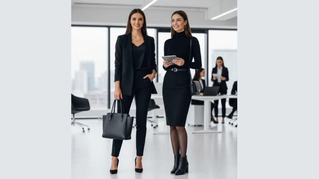 15 All Black Office Outfit Ideas
